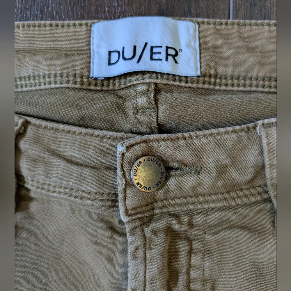 Du/er‎ Pants Mens Slim Fit 5 Pocket Pants Size 29x30 Gorpcore Casual Stretch